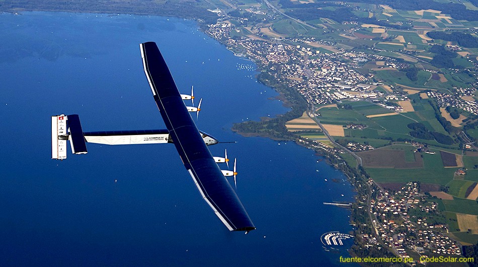 Avión Solar Impulse 2 fotovoltaico