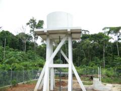 Nuevo San José de Curaray - Wasserspeicher Wassertank